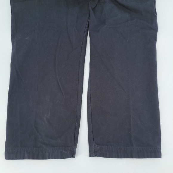 Duluth Trading Co Fire Hose Cargo Pants Mens 36x30 Cotton Navy Blue Relaxed Fit - Picture 10 of 11